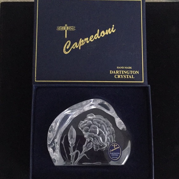 Capredoni Dartington crystal paperweight - Picture 1 of 5